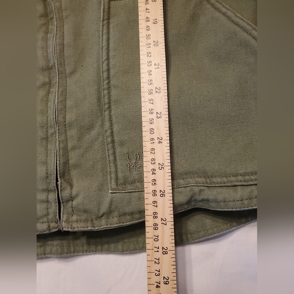 Lakin Mckey Women's Canvas Sherpa Lined Vest Olive Green Size 2XLR Farming Work - Picture 4 of 12